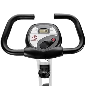 Marcy Foldable Upright Exercise Bike with Adjustable Resistance for Cardio Workout & Strength Training - Multiple Styles Available
