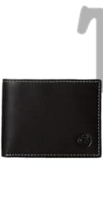 Timberland Men's Genuine Leather RFID Blocking Trifold Wallet