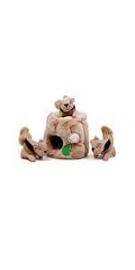 Outward Hound Hide A Squirrel Plush Dog Toy Puzzle, XL