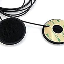 BAOFENG Helmet Kit 2 PIN Full Face Motorcycle Headset Earpiece Mic Ken Wood/WOU Xun/Pu Xing/Lin ton Two Way Radio Walkie Talkie, Black