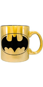 Silver Buffalo DC Comics Batman Logo Ceramic Mug, 20 Ounces