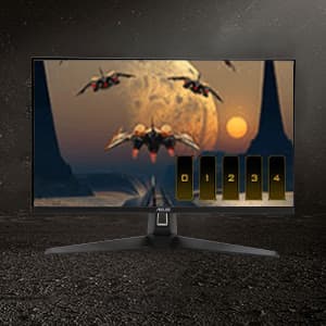 ASUS TUF Gaming 27" 2K HDR Monitor (VG27AQ1A) - QHD (2560 x 1440), IPS, 170Hz (Supports 144Hz), 1ms, Extreme Low Motion Blur, Speaker, G-SYNC Compatible, VESA Mountable, DisplayPort, HDMI