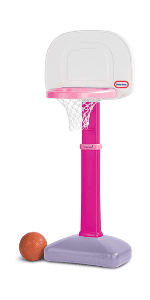 Little Tikes Easy Score Basketball Set, Blue, 3 Balls - Amazon Exclusive, 23.75 x 22 x 61 inches