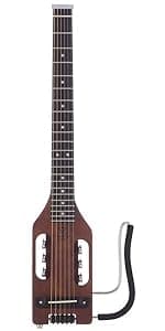 Traveler Guitar Escape Mark III Mahogany Acoustic Guitar | Portable Acoustic with Built-in Headphone Amp | Full 25.5" Scale Headless Guitar | Custom Gig Bag Included