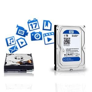 WD Blue 500GB Desktop Hard Disk Drive - 7200 RPM SATA 6 Gb/s 16MB Cache 3.5 Inch - WD5000AAKX