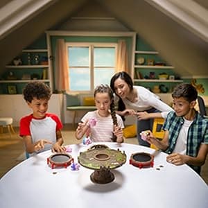 Pigs on Trampolines Board Games – Family Game, Kids Games, Multi-Player, Board Games for Family Night, Preschool Toys, The Muddiest Pig Wins The Game, Hand-Eye-Coordination Game, Ages 6+