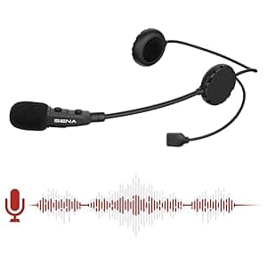 Sena 3S Plus Boom Motorcycle Bluetooth Headset, Black