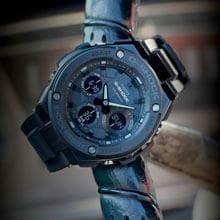 Casio Men's GST-B100D-1ACR G-Shock Analog Display Quartz Silver Watch