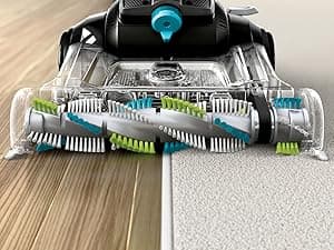 Bissell 2254 CleanView Swivel Rewind Pet Upright Bagless Vacuum, Automatic Cord Rewind, Swivel Steering, Powerful Pet Hair Pickup, Specialized Pet Tools, Large Capacity Dirt Tank, Teal