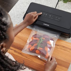 Anova Culinary Precision Vacuum Sealer Pro, Includes Large Bag Roll (19ft), Wet & Dry Dual Food Vacuum Sealer Machine for Sous Vide and Long-Term Storage, 2-Year Warranty
