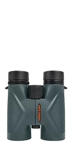 Athlon Optics 8x42 Midas UHD Gray Binoculars with ED Glass for Adults and Kids, High-Powered Binoculars for Hunting, Birdwatching, and More