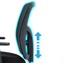 Big and Tall Office Chair 400lbs Wide Seat Desk Chair Computer Chair with Lumbar Support Adjustable Arms Task Rolling Swivel Mesh Executive High Back Ergonomic Chair for Adults Women,Black
