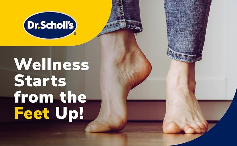 Dr. Scholl’s Sport Insoles - Superior Shock Absorption and Arch Support to Reduce Muscle Fatigue and Stress on Lower Body Joints for Men Size 8-14