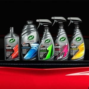 Turtle Wax Hybrid Solutions Ceramic Acrylic Black Car Wax Spray, Restores Apperance of Black Car Paint, Ceramic Coating Protection, Extreme Water Beading, High Gloss Shine, 16 oz (Pack of 1)