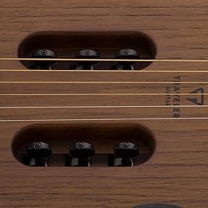 Traveler Guitar Escape Mark III Mahogany Acoustic Guitar | Portable Acoustic with Built-in Headphone Amp | Full 25.5" Scale Headless Guitar | Custom Gig Bag Included