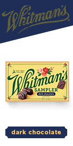 WHITMAN'S SAMPLER Assorted Milk & Dark Chocolate Candy Gift Box, 10 oz.