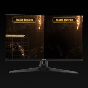 ASUS TUF Gaming 27" 2K HDR Monitor (VG27AQ1A) - QHD (2560 x 1440), IPS, 170Hz (Supports 144Hz), 1ms, Extreme Low Motion Blur, Speaker, G-SYNC Compatible, VESA Mountable, DisplayPort, HDMI
