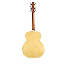 GUILD Guitars F-2512E Maple 12-string Acoustic Guitar, Blonde Jumbo Archback Solid Top, Westerly Collection