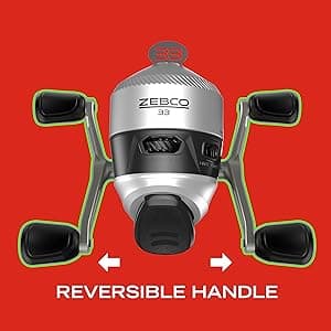 Zebco 33 Micro Spincast Reel and 2-Piece Fishing Rod Combo, 4.5-Foot Rod with Bonus Tackle Pack, QuickSet Anti-Reverse Fishing Reel with Bite Alert