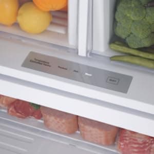 Winia WRFS26SUJE 25.5 Cu. Ft. French Door Dispenser Refrigerator With a Dual Ice Maker - Black Stainless Steel