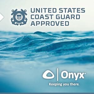 Onyx A/M-24 Automatic/Manual Inflatable Life Jacket, U.S. Coast Guard Approved, Low Profile, Compact Design, Manual Convertible Inflation Option