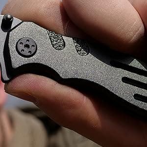 Smith & Wesson Accessories Extreme Ops SWA24S 7.1in S.S. Folding Knife with 3.1in Serrated Clip Point Blade and Aluminum Handle for Outdoor