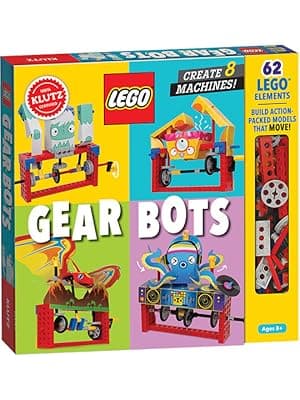 Klutz Lego Gear Bots Science/STEM Activity Kit for 8-12 years
