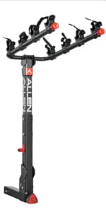 Allen Sports Deluxe 4-Bike Hitch Mount Rack (2-Inch Receiver) , Black