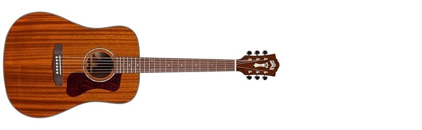 GUILD Guitars D-120 Acoustic Guitar, in Natural, All Solid Woods Dreadnought, Westerly Collection, with Premium Gig Bag