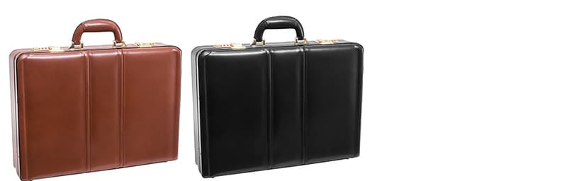McKLEIN Leather 3.5" Attaché Briefcase- DALEY