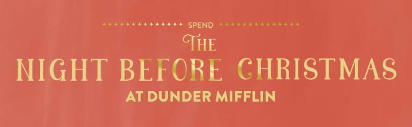 The Night Before Christmas at Dunder Mifflin: An Illustrated Retelling of a Christmas Classic Featuring Dunder Mifflin's Most Memorable Characters