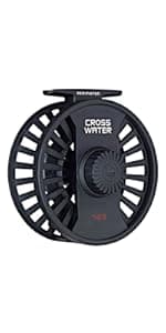 Redington Behemoth Fly Reel – Heavy-Duty Carbon Drag, Large Arbor, Die-Cast Frame & Deep V-Spool – Freshwater & Saltwater Fly Fishing Reel for Trout, Bass, Salmon & Big Game – 5/6 to 11/12 Weights