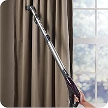 Kenmore Friendly Lightweight Bagless Compact Canister Vacuum with Pet Powermate, HEPA, Extended Telescoping Wand, Retractable Cord and 2 Cleaning Tools, Eggplant