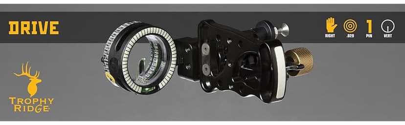 Trophy Ridge Drive Slider Bow Sight , Black