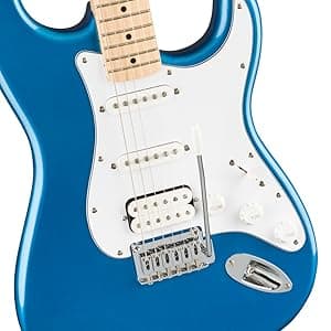 Squier Affinity Series Stratocaster Packs Electric Guitar, Charcoal Frost Metallic, Laurel Fingerboard