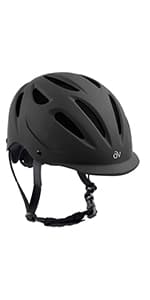 OVATION Adult Deluxe Schooler Riding Helmet - Lightweight Breathable Adjustable Equestrian Safety Helmet w/Removable Liner