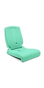 Step2 Foldable Adult Flip Seat, Portable Outdoor Chair for Poolside, Tailgating, Camping, Picnic Chair, Provides Back Support When Sitting on Ground, White