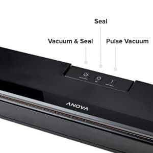 Anova Culinary Vacuum Sealer, Slim & Compact, Includes 10 Pre-Cut Bags (BPA-Free), Wet & Dry Dual Food Vacuum Sealer Machine for Sous Vide and Long-Term Storage, 2-Year Warranty