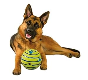 Wobble Wag Giggle Ball | Rolling Enrichment Toy for Fun Playtime, Interactive Play for Indoor or Outdoor, Keeps Dogs & Puppies Large, Medium or Small Busy & Moving, As Seen on TV | Pack of 1