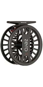 Redington Behemoth Fly Reel – Heavy-Duty Carbon Drag, Large Arbor, Die-Cast Frame & Deep V-Spool – Freshwater & Saltwater Fly Fishing Reel for Trout, Bass, Salmon & Big Game – 5/6 to 11/12 Weights