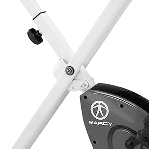 Marcy Foldable Upright Exercise Bike with Adjustable Resistance for Cardio Workout & Strength Training - Multiple Styles Available