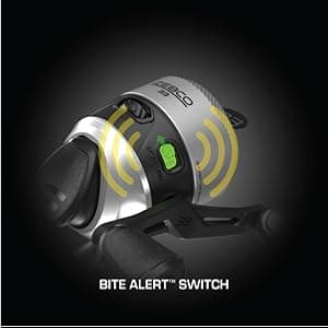 Zebco 33 Cork Reel and Fishing Rod Combo, Graphite Rod with Cork Handle, QuickSet Anti-Reverse Fishing Reel with Bite Alert, Black