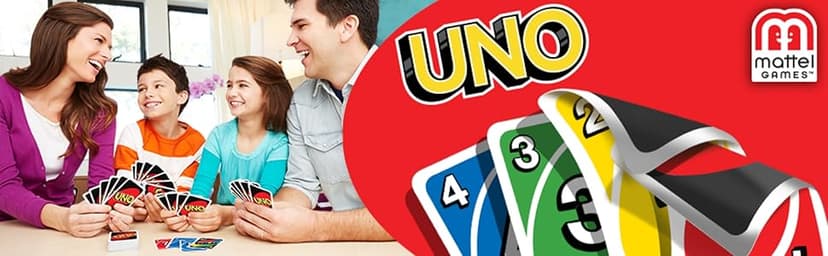Mattel Games UNO Color & Number Matching Card Game for 2-10 Players Ages 7Y+