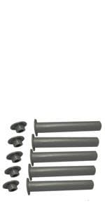 Pool Fence DIY by Life Saver Fencing Section Kit, 4 x 12-Feet, Brown