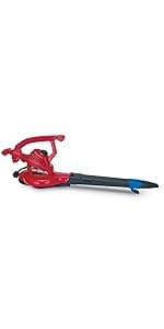 Toro 51621 UltraPlus Leaf Blower Vacuum, Variable-Speed (up to 250 mph) with Metal Impeller, 12 amp,Red