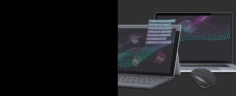 Logitech MX Anywhere 2S Bluetooth Edition Compact Wireless Mouse, No USB Receiver - Use On Any Surface, Hyper-Fast Scrolling, Rechargeable, Control Up to 3 Apple Mac and Windows Computers and Laptops