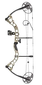 Diamond Archery Prism Fully Equipped Adjustable Durable Compound Bow, Right/Left Hand, 5-55 lbs Draw Weight, 295 FPS