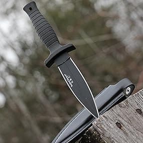 Smith & Wesson 9" H.R.T Double Edged Boot Knife with High Carbon Stainless Steel Blade