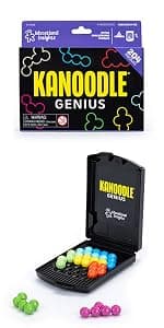 Educational Insights Kanoodle - Original 3D Brain Teaser Puzzle, Single Player Mind Challenge Toys, Handheld Travel Games, Challenging Logic Puzzles and Gifts for Kids, Teens & Adults Ages 7+