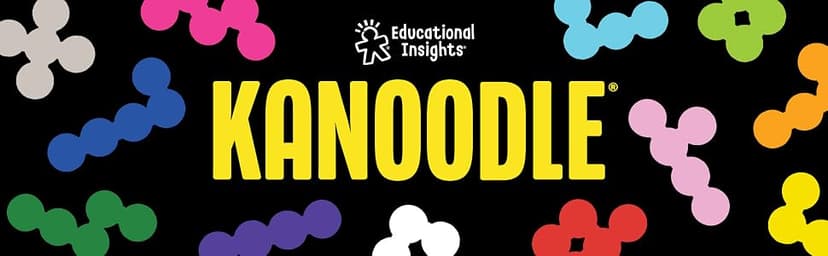 Educational Insights Kanoodle - Original 3D Brain Teaser Puzzle, Single Player Mind Challenge Toys, Handheld Travel Games, Challenging Logic Puzzles and Gifts for Kids, Teens & Adults Ages 7+